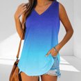 thumbnail image 5 of Women Sleeveless Summer Vacation Beach Fashion Tees Shirts Comfy Casual Flowy Plus Size Tank, 5 of 8