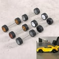thumbnail image 3 of Hot-Wheels Real Riders Wheels Jantes Pneus-Ensemble pour Échelle 1/64 S3Y4, 3 of 9