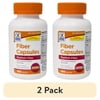 (2 pack) Quality Choice Fiber Capsules 100% Natural Psyllium Husk 160 Each