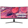 thumbnail image 1 of Monitor CRUA Ultra Wide Curvo de 30 pulgadas WFHD 100Hz 1500R, 1 of 7