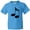 Pacific Blue, variant on Music Notes for the Music Lover Youth T-Shirt