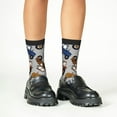 thumbnail image 4 of Fuzoiu Color Tractor Print Kids Socks For Boys Girls,Grip Crew Socks with Non Slip,Lightweight Stretch Crew Socks,Toddlers Crew Boot Socks, 4 of 5