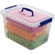 thumbnail image 3 of Contenedor de almacenamiento de plástico con tapa de 10 l, caja de almacenamiento transparente, paquete de 6, 3 of 5