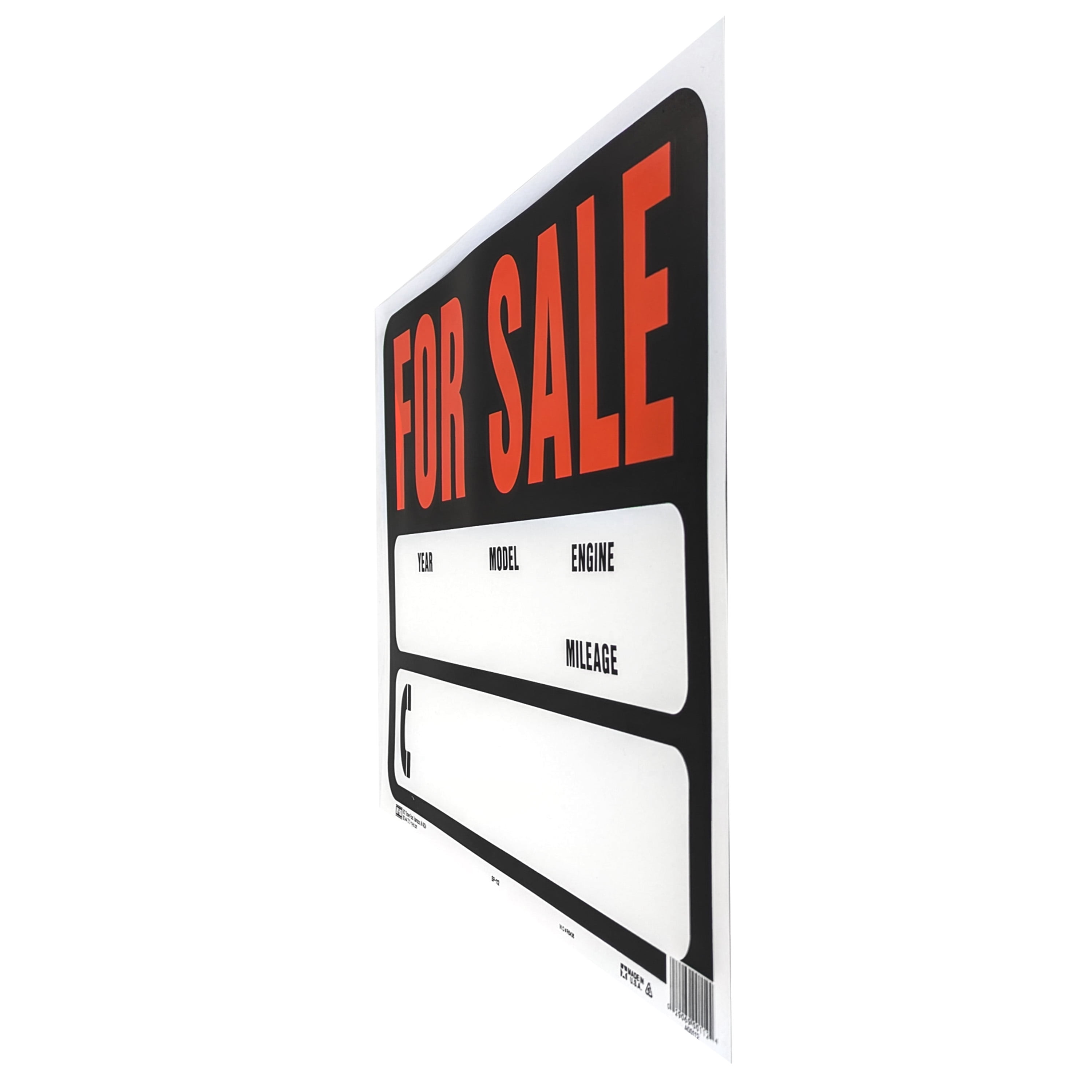 Hy-Ko Hy-Glo Series SP-112 Jumbo Identification Sign, For Hy-Ko Hy-Glo Series SP-112 Jumbo Identification Sign, For
