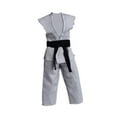 thumbnail image 3 of 1/12 Figuras de acción Samurai Kimono 6 "Figura luchando contra el judo Uniforme Cosplay Niños Adultos Regalos Trajes de ropa de muñecas con estilo gris, 3 of 10