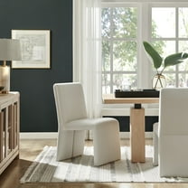 Modway Emory Upholstered Performance Velvet Dining Side Chair in Alabaster by Modway