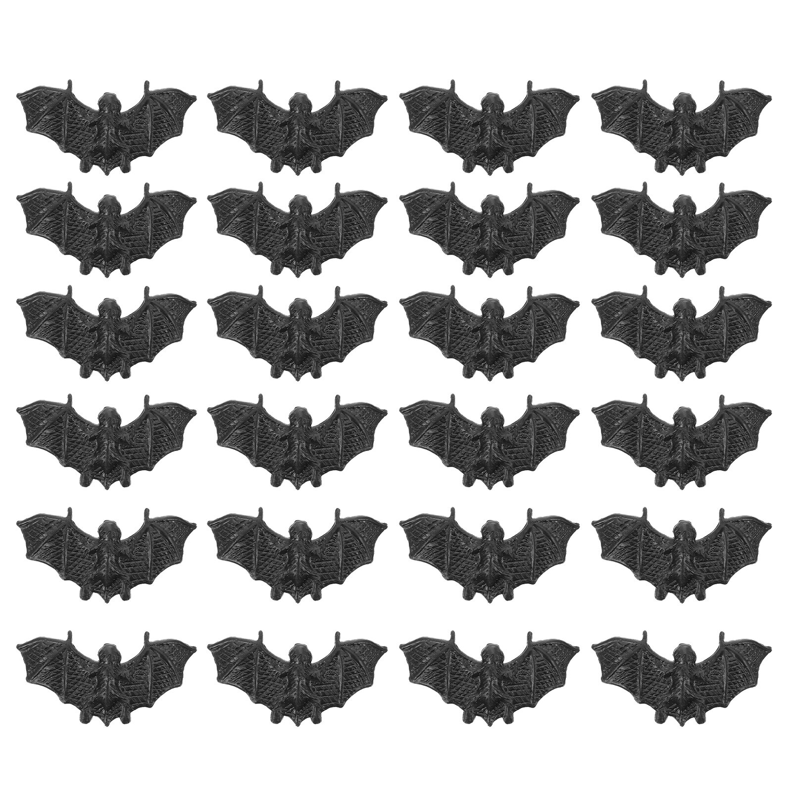 100Pcs Decorative Bat Toys Adorable Halloween Decors Halloween Mini