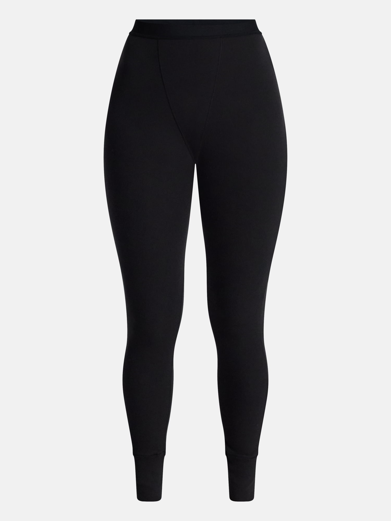 No Boundaries Cotton Stretch Ribbed Leggings, 30'' Inseam, Women's XS-XXXL
