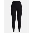 thumbnail image 5 of No Boundaries Cotton Stretch Ribbed Leggings, 30'' Inseam, Women's XS-XXXL, 5 of 5