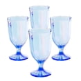 thumbnail image 3 of The Pioneer Woman Luster Blue 12.5oz Pearlized Goblet, Set of 4, 3 of 3