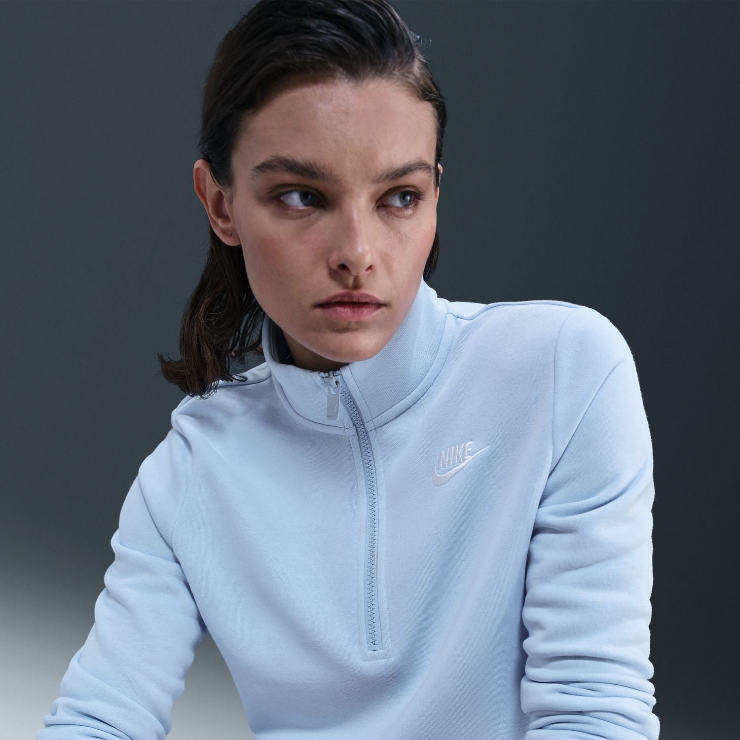 nike quarter zip hoodie women's