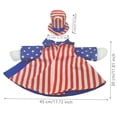 thumbnail image 3 of Porch Goose Statue with 4th of July Outfit – 20″ Goose Lawn Ornament Garden Outdoor Decor with American Flag Independence Day Goose Outfit Set, Funny Holiday Yard Decoration, 3 of 6