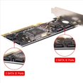 thumbnail image 4 of 4X Tarjeta de Expansión Interna PCI Controller de 4 Puertos con Dos Cables , para PC de Escritorio, Compatible con Disco Duro, 4 of 5
