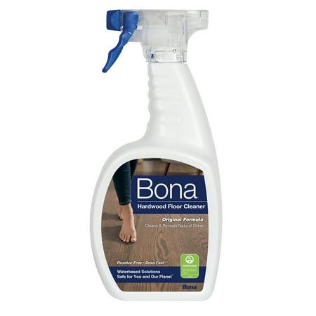 Bona Cleaning Products Wood Cleaner Spray + Mop Multi Purpose Floor Cleaner - Unscented - 32oz