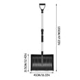 thumbnail image 3 of UNLLLL Removable Plastic Snow Shovel, Grain Shovel, with Ergonomic Handle, Parent-Child Playing Snow Shovel, Farm Tool, for Garden, Car, Camping, 3 of 7