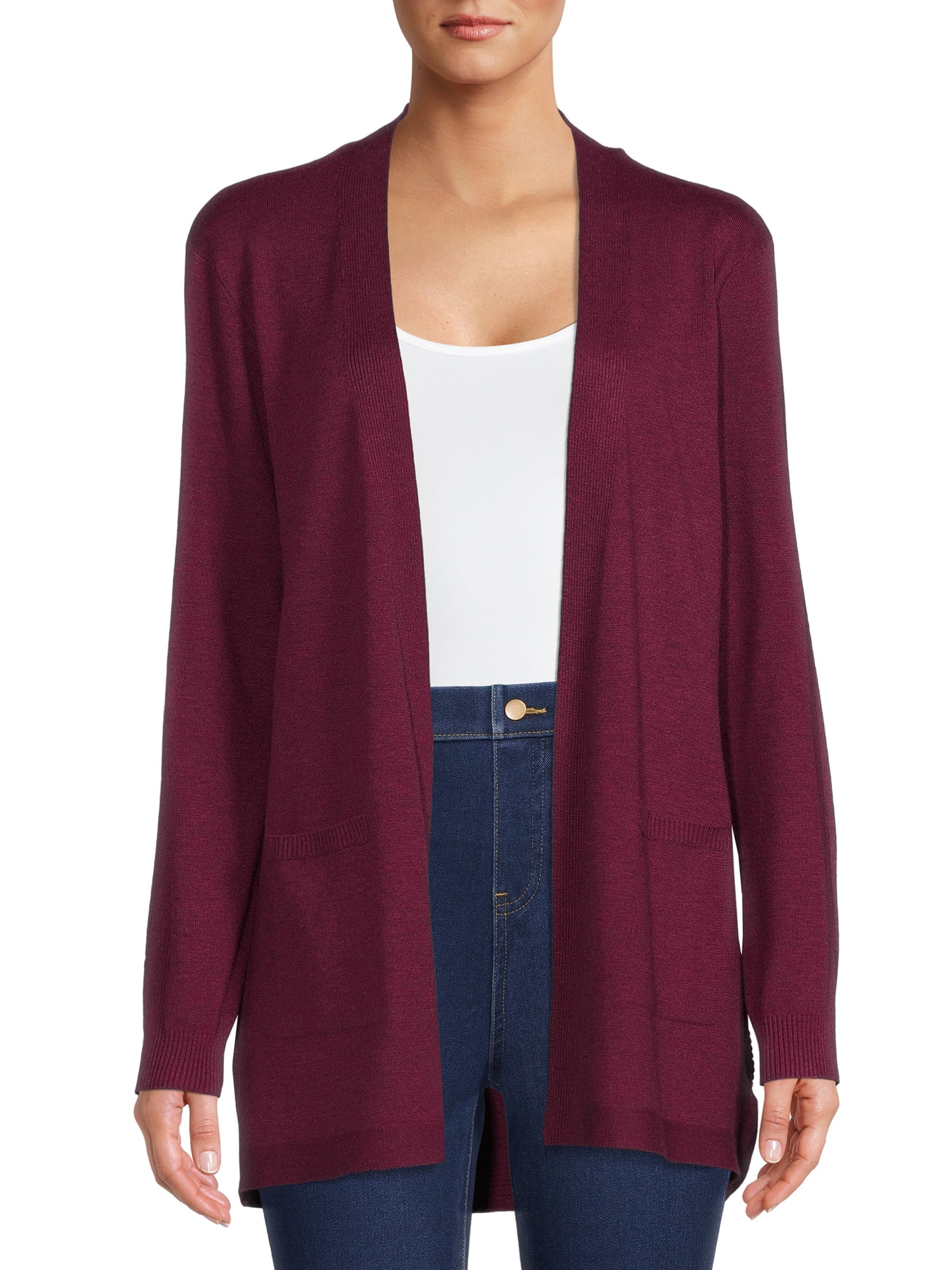 Open Front Cardigan - Walmart 