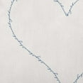 thumbnail image 2 of 26"x26" Simply Daisy Hugs & Kisses Heart Poly Accent Pillow, Blue Qty 1, 2 of 5