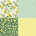 thumbnail image 4 of ZOUSSIQI 24 Sheets 6'' x 6'' Fruit Pattern Scrapbook Paper One Sided Cardstock for DIY Photo Album Card Making Decorative Paper (lemon) CA919-14865, 4 of 4