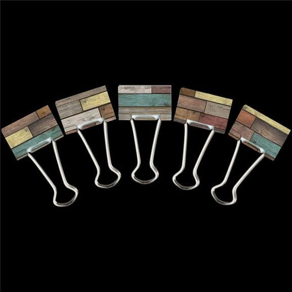 RECLAIMED WOOD MED BINDER CLIP
