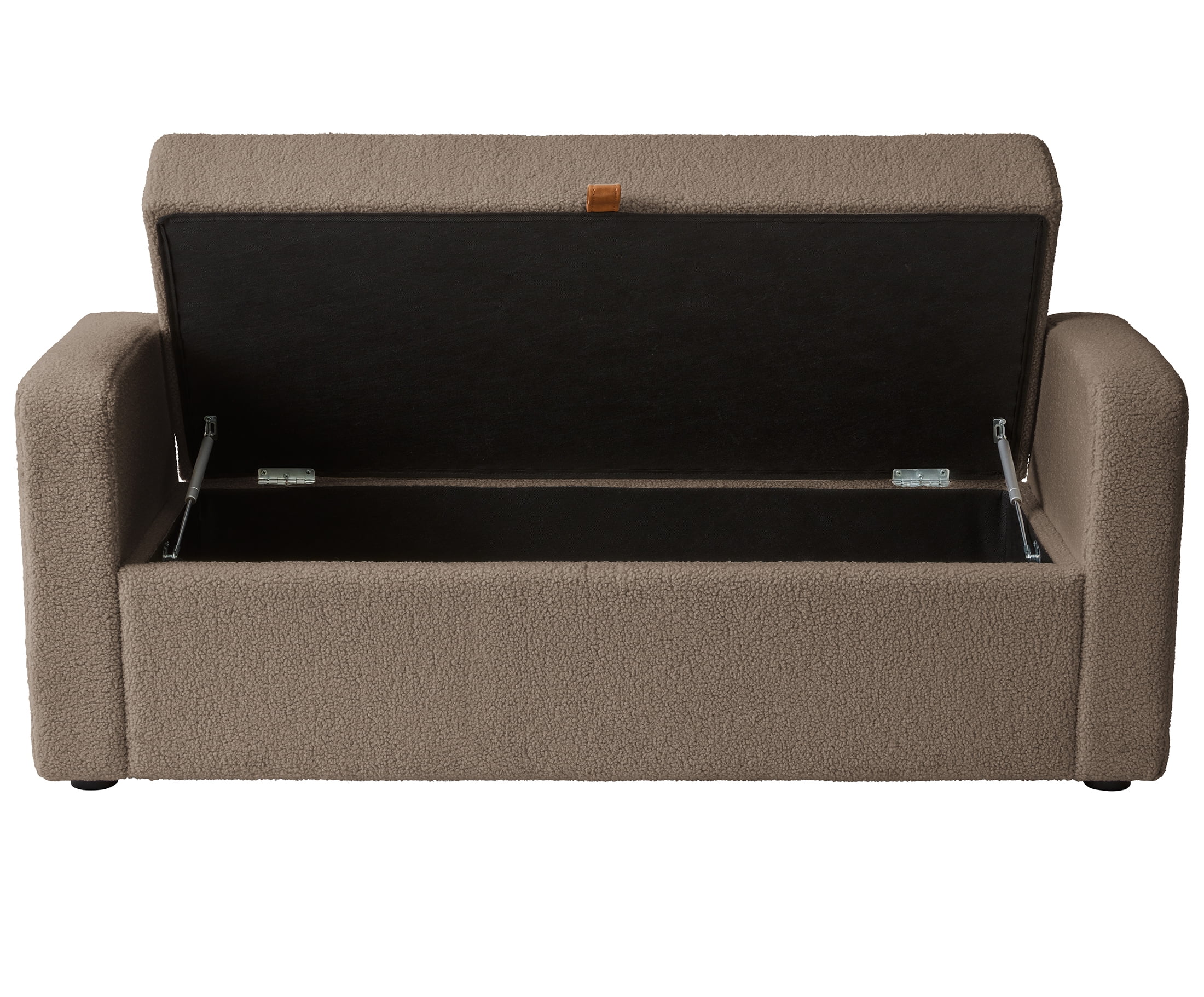 Better Homes & Gardens Springwood 55.12" Storage Bench, Truffle Brown