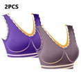 thumbnail image 1 of Puntoco Sujetadores sin aros para mujer Sujetadores sin aros con encaje brillante y cómodos para mujer, 1 of 5