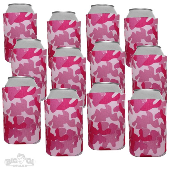 Big Ol' 25 Premium Blank Beverage Coolers (Pink Camo)