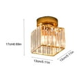 thumbnail image 3 of tzyudk Corridor Lights Balcony Porch Lights Entrance Lights Modern And Crystal Lights Light In The Bedroom Ceiling Lights. Affordable Useful Gold Iron, 3 of 6