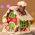 thumbnail image 5 of 1~10PCS Christmas Gingerbread Small House Pendant Creative  Tree Decorantions Hanging Ornament Navidad New Year Gift Home, 5 of 5