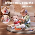 thumbnail image 3 of Gato Robot De Peluche Juguete Maulla Movimiento Realista Gato Marrón Claro., 3 of 8