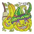 thumbnail image 5 of Jacobean Pumpkins (1) Embroidery Designs - All Popular Formats Included - Loaded on USB Stick, 5 of 10