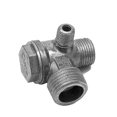 thumbnail image 5 of 1 pieza de conector de válvula de retención de rosca macho de aleación de aluminio de 3 puertos para compresor de aire, válvula de retención para piezas de herramientas eléctricas, 5 of 5