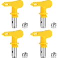 thumbnail image 1 of 4 Piezas Puntas de Pulverizador Sin Aire, Topretty Pulverizador de Pintura de Acero de Tungsteno Reversible Punta de Pistola de Pulverización de Alta Presión para Pared Tipo 215 311, 1 of 5