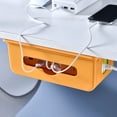 thumbnail image 3 of EIMELI Cable Management Box Under Desk Hidden Organizer for Desktop Home Office - White, 3 of 5