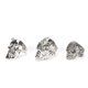 thumbnail image 2 of Anillo De Calaveras De Plata, Práctico Y Práctico Juego De Anillos De Calaveras Para El Tiempo Diario Para Fiestas Y Viajes, 2 of 7