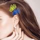 thumbnail image 4 of Pinzas para el pelo de Halloween y garras de calavera, accesorios para el pelo de las mujeres Ormromra estilo 1, 4 of 5