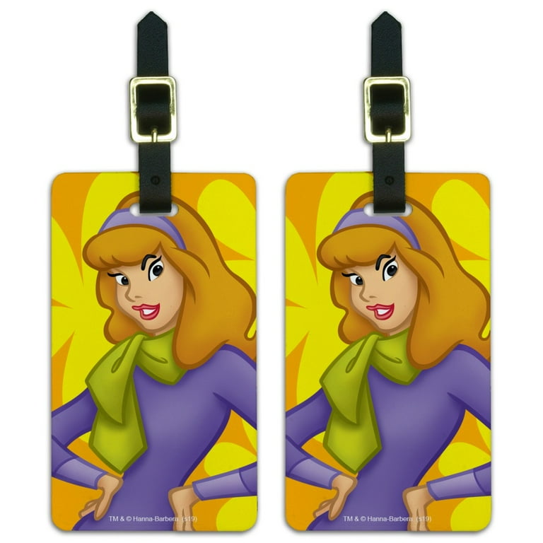 Scooby Doo Daphne Character Luggage ID Tags Suitcase Carry-On Cards - Set  of 2 - Walmart.com