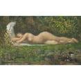 thumbnail image 3 of Pierre Puvis de Chavannes 14x11 Black Modern Framed Museum Art Print Titled - The Source, 3 of 5
