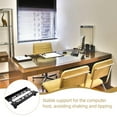 thumbnail image 3 of Raindrops Computer Tower Holder Cpu Stand With Wheels Cold Rolled Steel Protection Office Use 1Pcs, 3 of 8