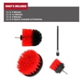thumbnail image 2 of Hyper Tough 4-Piece Scrub Brush Set, Cleaning Set,Durable Nylon Bristles, 2 of 6