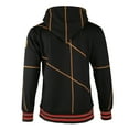 thumbnail image 3 of AACA Men's Varsity Patch Hoodie, Colorblock Pullover Sweatshirt for HBCU Pride, Black, 3 of 7