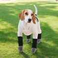 thumbnail image 7 of Unique Bargains 4 Pcs Non-Slip Durable Dog Socks With Reflective Tapes Gray XS, 7 of 7