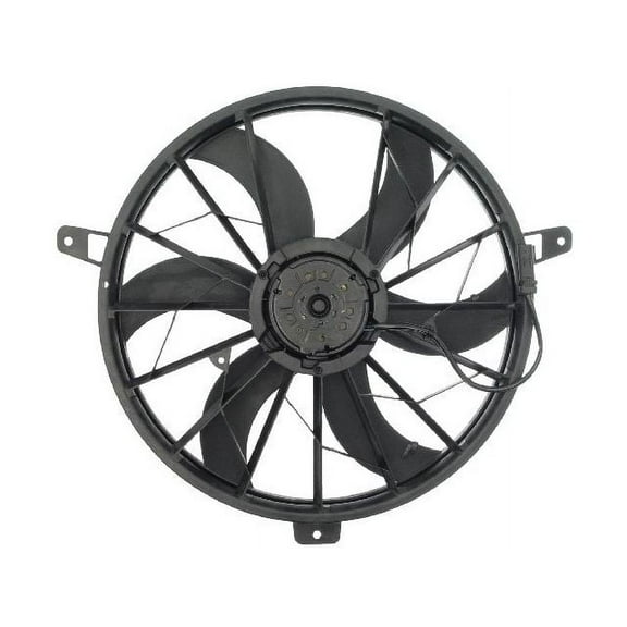 Auxiliary Fan Assembly - Compatible with 1999 - 2003 Jeep Grand Cherokee 2000 2001 2002