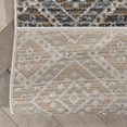 thumbnail image 3 of Well Woven Custom Size Runner - Choose Your Length - Stesha Grey & Golden Rust Tribal Diamond Border 31 Inches Wide x 15 Feet Long Runner (31" x 15' Runner) Rug, 3 of 5