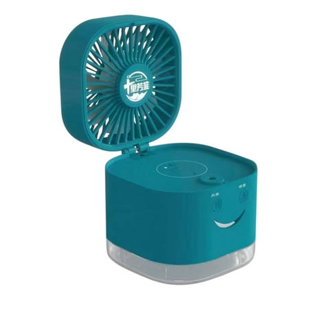 

Vntub Cpu Cooling Fans Cpu Silent Natural Circulation Small Folding Fan Office Home USB Rechargeable Humidification Spray Fan