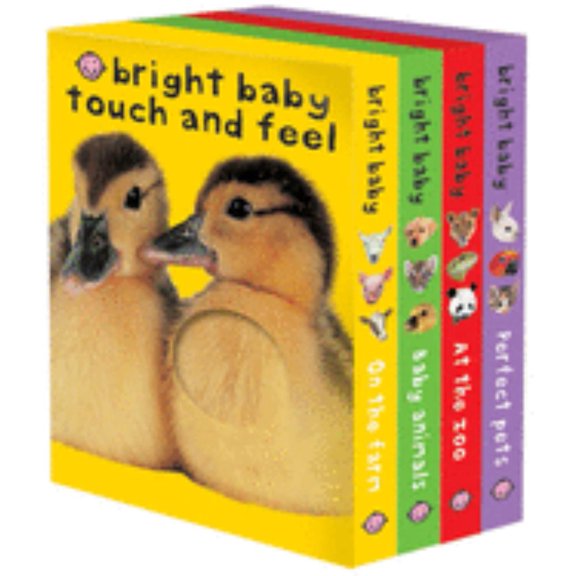 Roger Priddy: Bright Baby Touch and Feel Boxed Set: On the Farm, Baby Animals, at the Zoo and Perfect Pets (Hardcover)