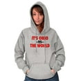 thumbnail image 4 of Ohio vs World Motivational OH Pride Unisex Plus Fleece Graphic Hoodie Brisco Brands 2X, 4 of 5