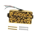 thumbnail image 3 of Pastilla Humbucker de doble bobina, reemplaza el accesorio fácil de instalar, pieza de guitarra eléctrica de 7.5K/15K para escenario, banda de 52 mm, 3 of 8