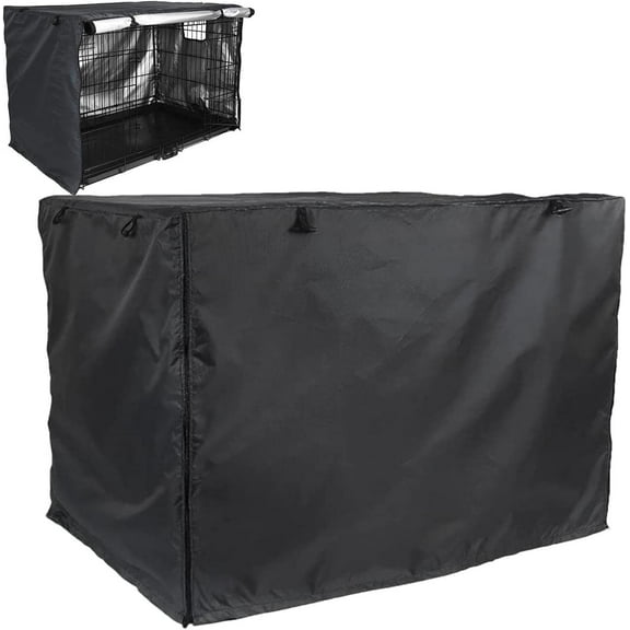 Dog Crate | Waterproof for Dog Kennel,Double Door Polyester Pet Kennel for Indoor/Outdoor Most Wire Dog Crate