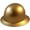 Gold, variant on MSA Skullgard Full Brim Hard Hat with FasTrac III Ratchet Suspension - White