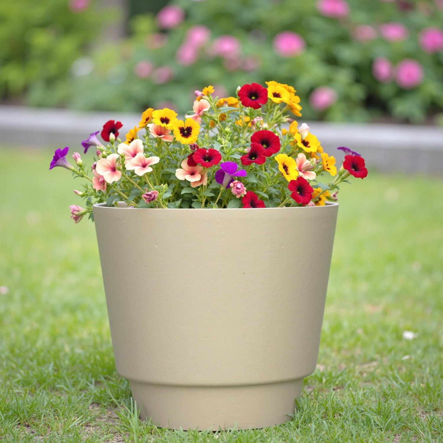 16 in. Calais Planter, Resin Planter